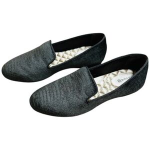 Birdies The Starling Python Embossed Velvet Loafer